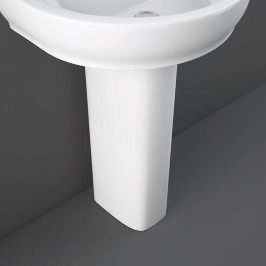 RAK Ceramics Moon Full Pedestal For 65cm & 80cm Basin - HAR0102AWHA