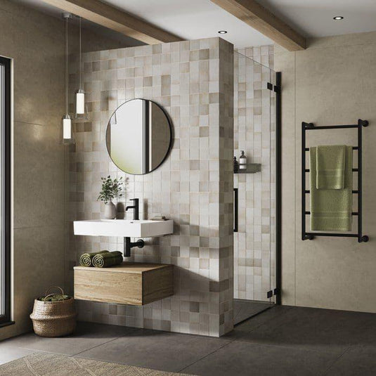 HIB Trim Round 60 (Brushed Brass Frame) Non-Illuminated Mirror - Envy Bathrooms Ltd