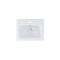 Imex 500mm Ceramic 12mm Basin One Tap Hole White | QU50-BAS