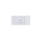 Imex 500mm Cloakroom Ceramic 12mm Basin One Tap Hole White | QU50-CLOAK