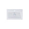 Imex 600mm Ceramic 12mm Basin One Tap Hole White | QU60-BAS