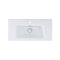 Imex 800mm Ceramic 12mm Basin One Tap Hole White | QU80-BAS