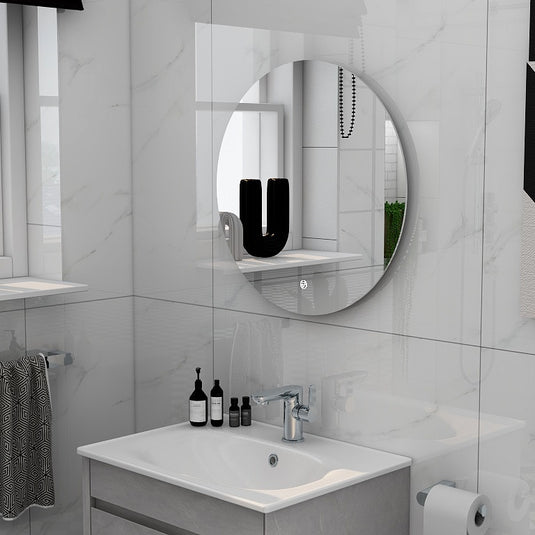 Imex Alma 580mm Round Illuminated Mirror with Demista - FML2784-580 - Envy Bathrooms Ltd