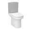 Imex Alma Rimless Close Coupled WC Bowl with Fixings | C10156R