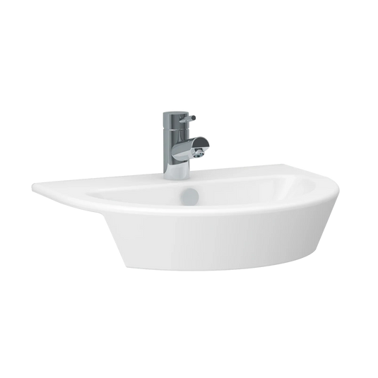 Imex Arco 550mm Semi Recessed Basin 1Th - LS1088 - Envy Bathrooms Ltd