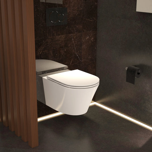 Imex Arco / Alma / Duro Slimline Soft Close, Quick Release Duraplus Seat - SL1088SCQR - Envy Bathrooms Ltd