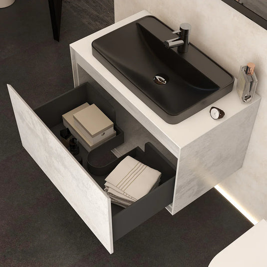 Imex Arco Quartz 800 - Solid White Worktop - FTY2781-800-480-11-S0001 - Envy Bathrooms Ltd