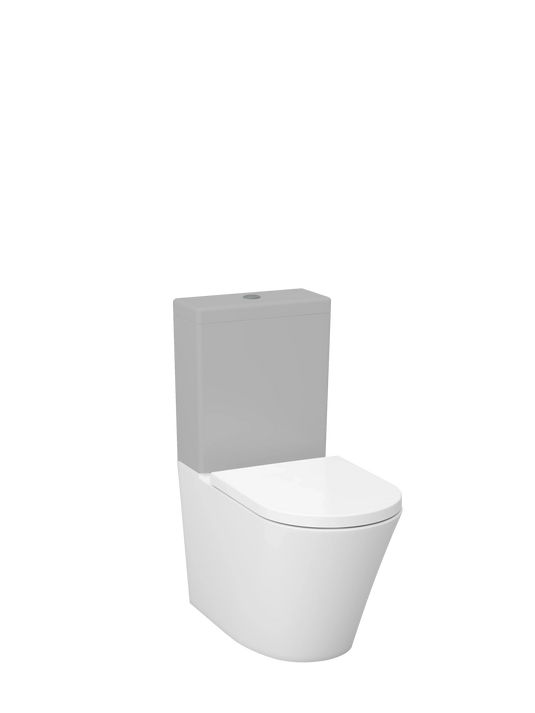 Imex Arco Rimless 660 Projection Closed Back Close Coupled WC Bowl with Fixings - C1088BR - Envy Bathrooms Ltd