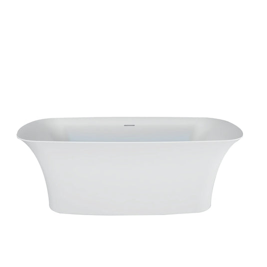 Imex Blade 1700mm Freestanding Bath Inc. White Dome Clicker Waste - White - IM528 - Envy Bathrooms Ltd