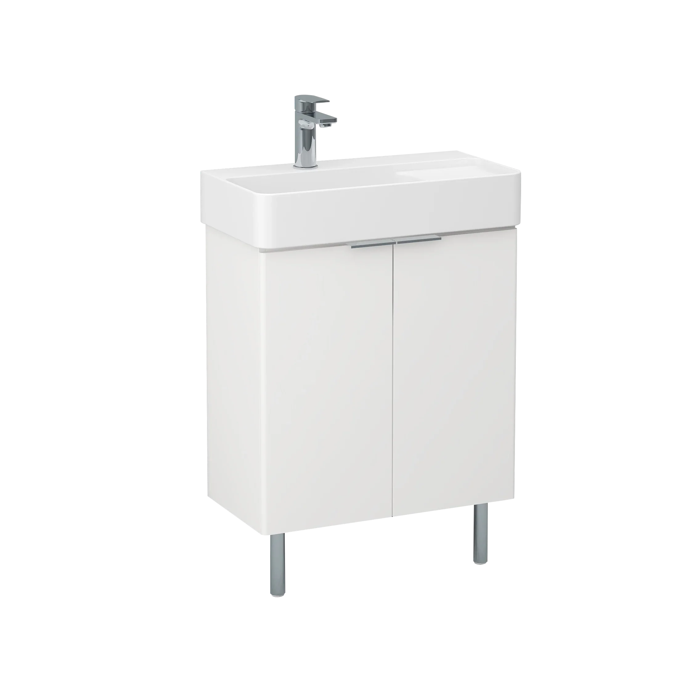 Imex Imex Blade 600 x 310mm Floor Standing Vanity Unit | Matt White | FZFM2