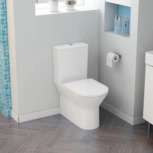 Imex Blade Rimless Closed Back Close Coupled Pan - C10180R - Envy Bathrooms Ltd