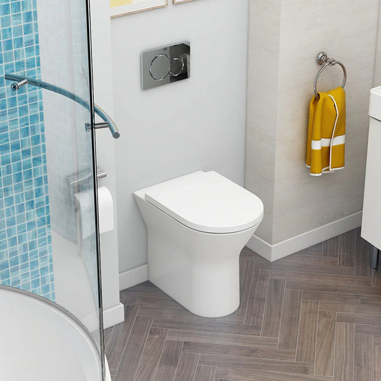 Imex Blade Rimless Comfort Height Back To Wall Pan - CB10180AR - Envy Bathrooms Ltd