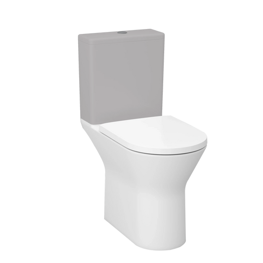 Imex Blade Rimless Comfort Height Open Back Close Coupled Pan - C10180ACR - Envy Bathrooms Ltd