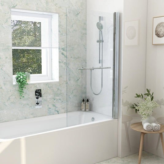 Imex Bloque Bath Screen - IMBSBS - Envy Bathrooms Ltd