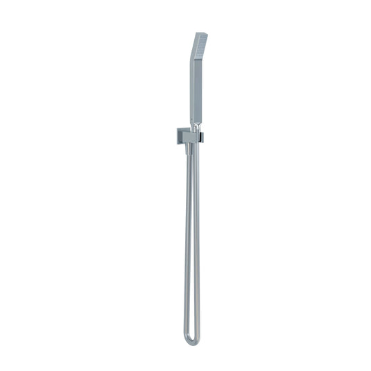 Imex Bloque Shower Handset with Smooth Hose & Wall Outlet Elbow - PKWO104-SM - Envy Bathrooms Ltd