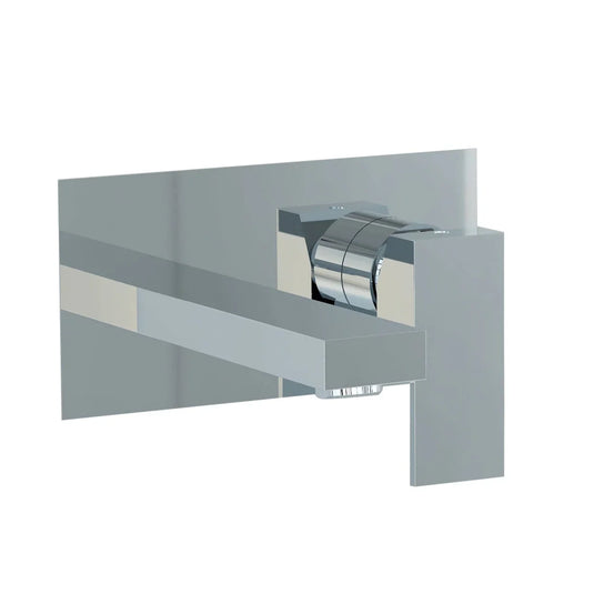 Imex Bloque Single Handle Wall Mounted Basin Mixer Incl Clicker Waste - BQ2HWMBAS - Envy Bathrooms Ltd