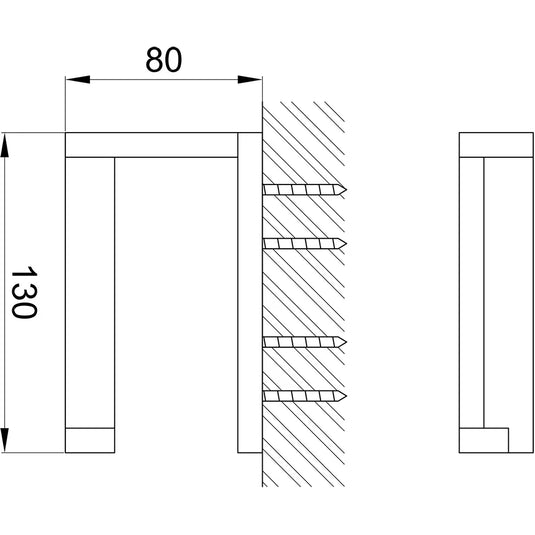 Imex Bloque Toliet Roll Holder - BQWCRH - Envy Bathrooms Ltd