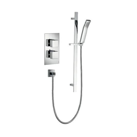 Imex Bloque2 Single Outlet Concealed Valve with Str8 (Ki440) Head and Kit - BQCVPK001 - Envy Bathrooms Ltd