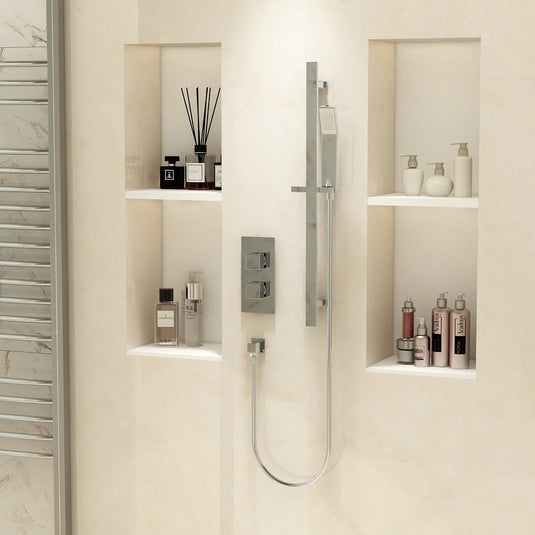 Imex Bloque2 Single Outlet Concealed Valve with Str8 (Ki440) Head and Kit - BQCVPK001 - Envy Bathrooms Ltd