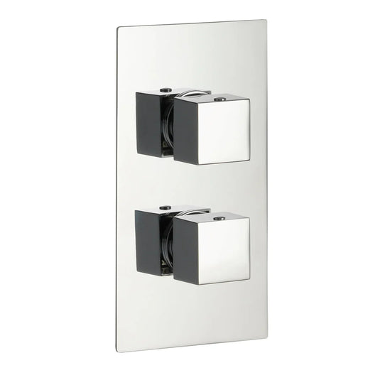 Imex Bloque2 Single Outlet Two Handle Concealed Valve - 6004 - Envy Bathrooms Ltd