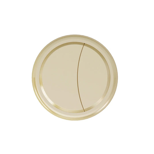 Imex Brushed Brass Push Button - BRPUSH - Envy Bathrooms Ltd
