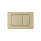 Imex Brushed Brass Square Stainless Steel Flush Button | SSFB-SQ-BRASS