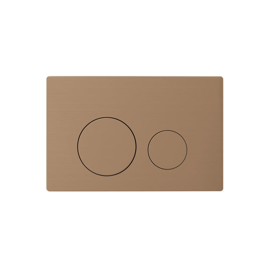 Imex Brushed Bronze Round Stainless Steel Flush Button - SSFB-RO-BRONZ - Envy Bathrooms Ltd