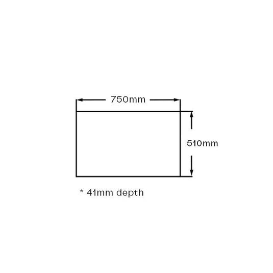 Imex Cast 750 Universal Acrylic End Panel - IMC750EP - Envy Bathrooms Ltd