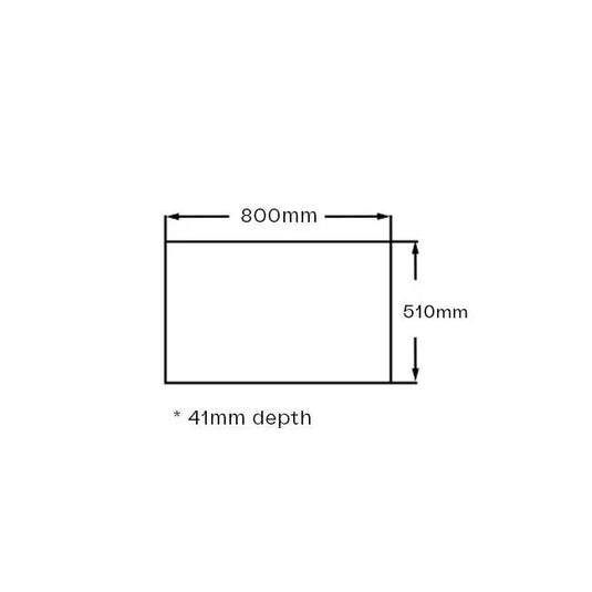 Imex Cast 800 Universal Acrylic End Panel - IMC800EP - Envy Bathrooms Ltd