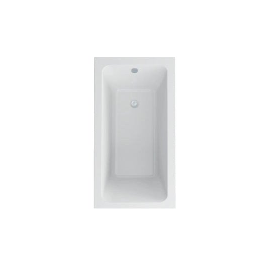 Imex Cast Reinforced Quadro 1300 x 700 Single Ended Bath - IMCQSE13X7 - Envy Bathrooms Ltd