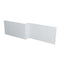 Imex Cast Reinforced Quadro 1500mm Universal Shower Bath Side Panel | IMCQSBSP15
