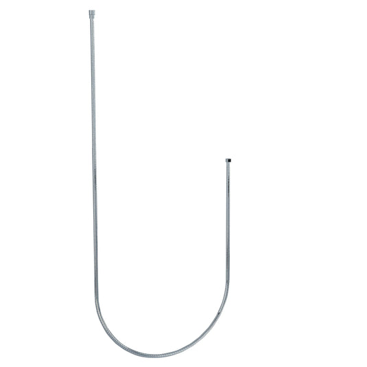 Imex Chrome 12mm Bore Double Lock Shower Hose 2000mm - KI190E - Envy Bathrooms Ltd
