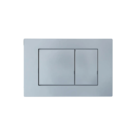 Imex Chrome Square Stainless Steel Flush Button - SSFB-SQ-CHROM - Envy Bathrooms Ltd