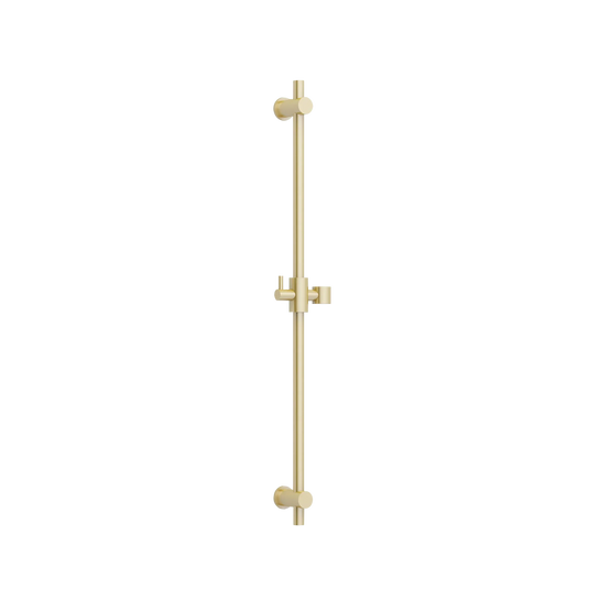 Imex Contemporary Brass Slide Rail Only in Brushed Brass - KI140BB - Envy Bathrooms Ltd