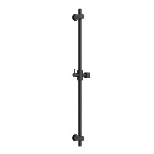 Imex Contemporary Brass Slide Rail Only in Matt Black - KI140MB - Envy Bathrooms Ltd