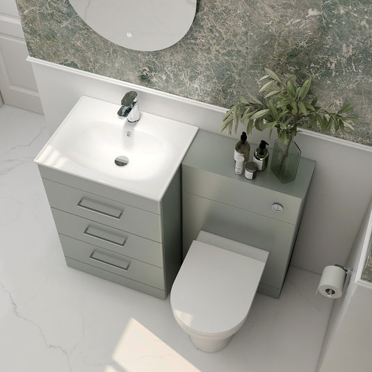 Imex Croma Floor Standing WC Unit Pistachio | TO-1-PISTA - Envy Bathrooms Ltd