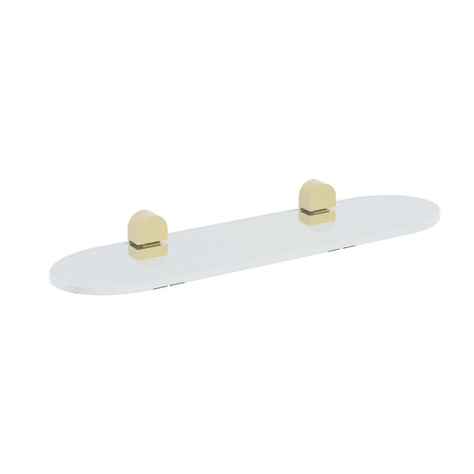 Imex Duro Glass Shelf Brushed Brass | DUGSBR - Envy Bathrooms Ltd