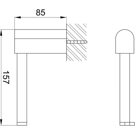 Imex Duro Toilet Roll Holder - DUWCRH - Envy Bathrooms Ltd
