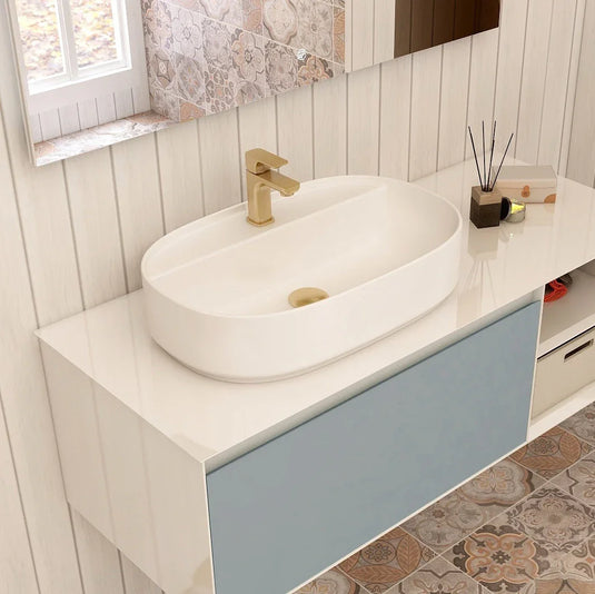 Imex Essence Quartz - Solid White 1200 Worktop - FTR2773-1200-480-20-S0001 - Envy Bathrooms Ltd