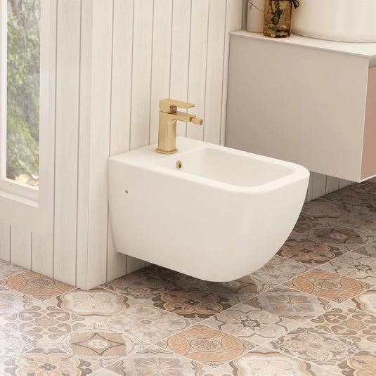Imex Essence Wall Hung Bidet with Fixings - BH10100 - Envy Bathrooms Ltd