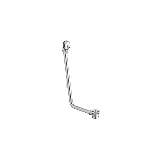 Imex Exposed Bath Waste and Chrome Overflow with Parking Plug Chrome | BW105EXCP - Envy Bathrooms Ltd