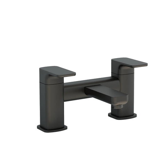 Imex Flite Bath Filler in Matt Black - FLBFMB - Envy Bathrooms Ltd