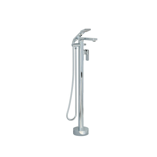 Imex Flite Floor Standing Bath Shower Mixer in Chrome with Hose and Handset - FLFSBSMCP - Envy Bathrooms Ltd