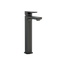Imex Flite Tall Basin Mixer in Matt Black with Universal Clicker Waste | FLTBASMB