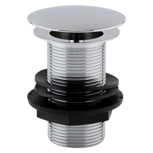 Imex Free Flow Unslotted Basin Waste - Chrome - FF100 - Envy Bathrooms Ltd
