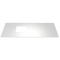 Imex Grace Quartz Stone 1200mm Worktop in Solid White (Cut To Fit Lw1822/1823/1825 Basins) - FTR2782-1200-510-20-S0001