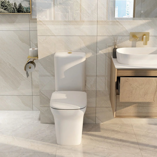 Imex Grace Rimless Open Backed Close Coupled 420mm High Pan with Fixings - C10134CR - Envy Bathrooms Ltd