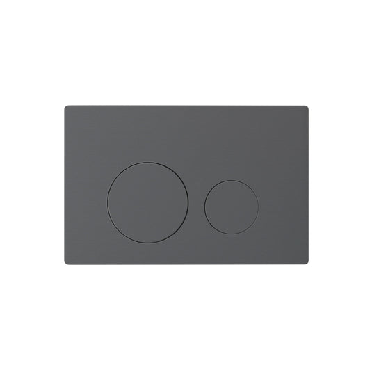Imex Gun Metal Round Stainless Steel Flush Button - SSFB-RO-GUNME - Envy Bathrooms Ltd