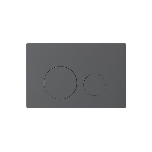Imex Gun Metal Round Stainless Steel Flush Button - SSFB-RO-GUNME - Envy Bathrooms Ltd
