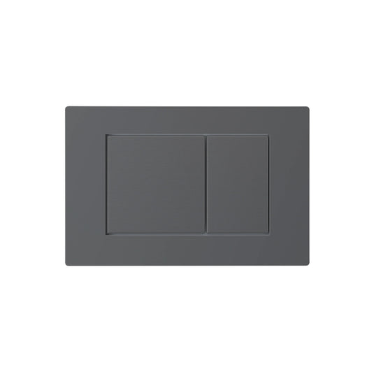 Imex Gun Metal Square Stainless Steel Flush Button - SSFB-SQ-GUNME - Envy Bathrooms Ltd